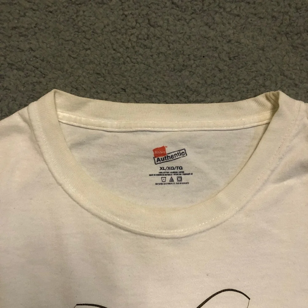 VTG‎ y2k Anchored In Jesus Christian T-Shirt XL White Church Graphic